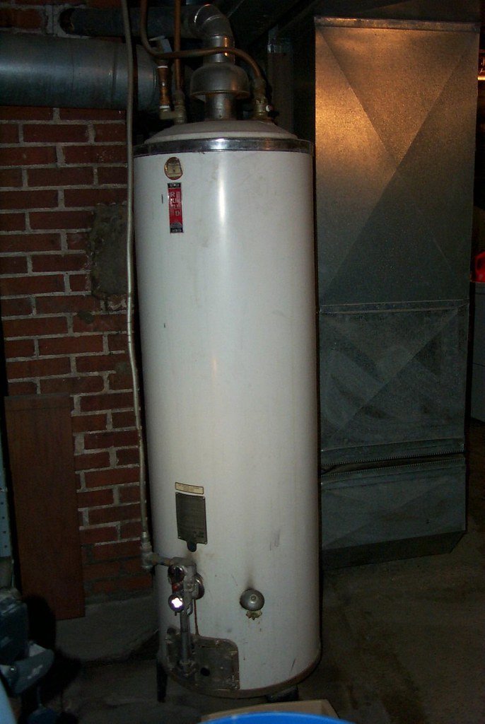 Water heater equipment staged for Boulder City NV repair and install jobs