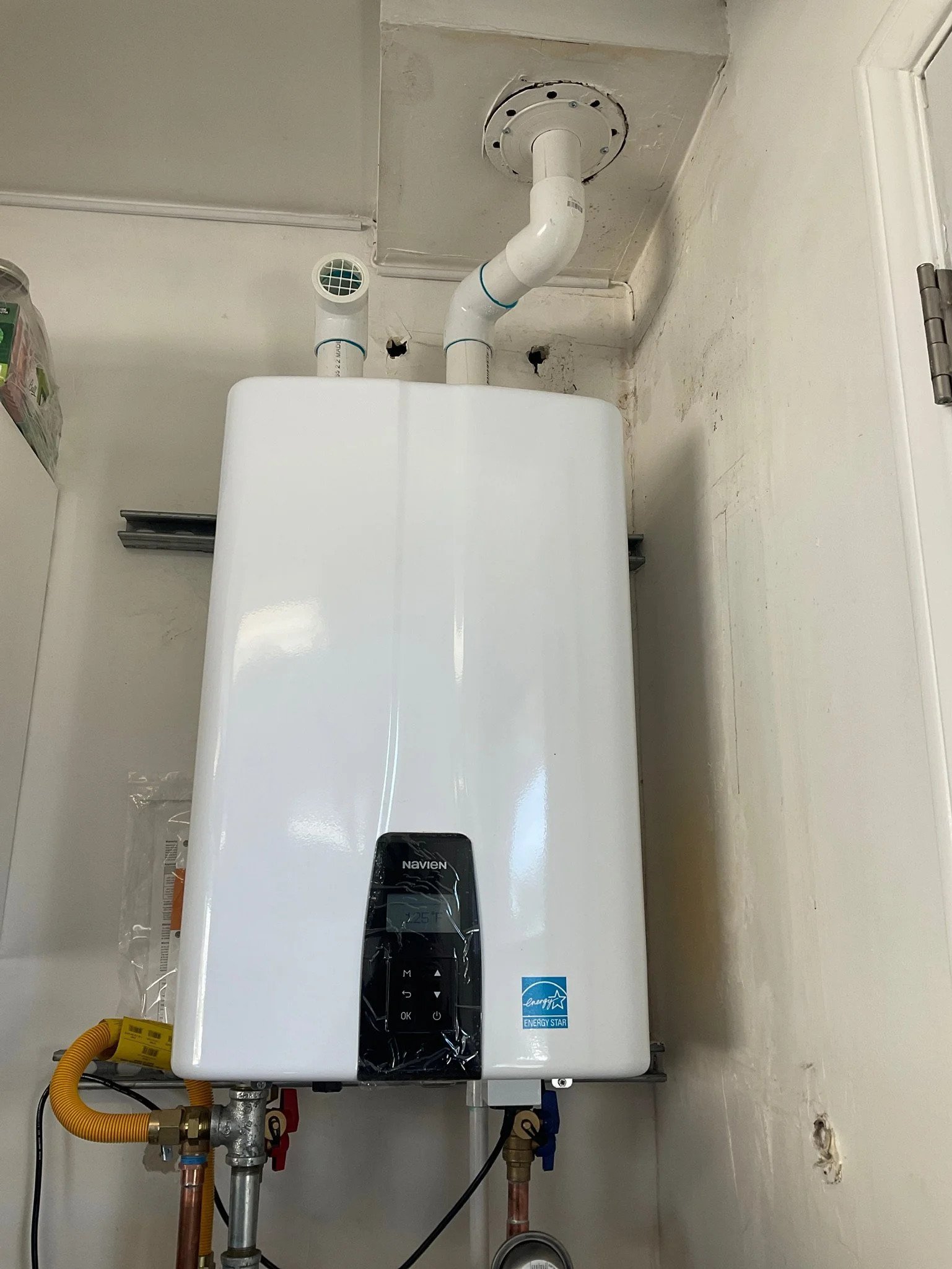 Navien tankless water heater installation in the Las Vegas Valley for North Las Vegas service